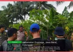 Polsek Dramaga Investigasi Olah TKP Terkait Adanya Penemuan Sesosok Pria Tergeletak Di Kebon Dinyatakan Meninggal Dunia.