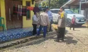 Bhabinkamtibmas Polsek Klapanunggal Sambang warga desa Klapanunggal dan Sampaikan Himbauan Kamtibmas,