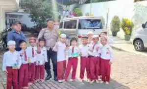 Polsek Dramaga Giat Polisi Sahabat Anak, Wujud Pelayanan Polri Untuk Masyarakat.