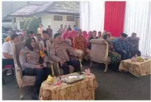 Polsek Dramaga Giat Pisah Sambut Dari Kapolsek Lama Kepada Kapolsek Baru Berjalan Baik Dan Lancar.