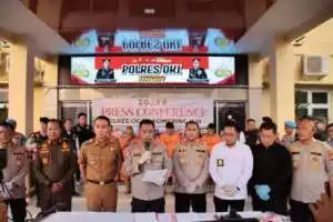 Polsek Tulung Selapan dan Satreskrim Polres OKI mengamankan Pelaku Pengeroyokan Yang Viral Di Medsos.