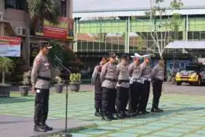 Kapolres Purworejo Pimpin pembaretan 19 Personil Bintara Baru Angkatan 49 dan 50