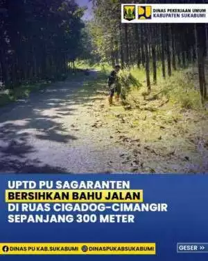 UPTD PU Sukabumi, Ruas Jalan Pakuwon - Cipeuteuy Mulus, Ekonomi Warga Meningkat