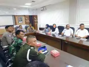Kapolsek mengikuti kegiatan Rakor Optimalisasi fungsi Lalu Lintas.