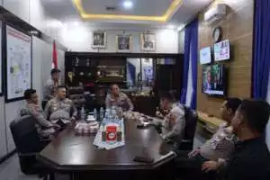 Kapolres Bogor Ikuti Uji Validitas Rumus Konsep Sistem Informasi Logistik (SILOG) Polri.