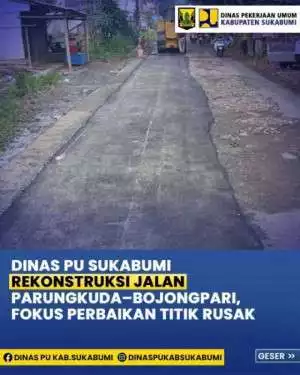 UPTD PU Sagaranten Rutin Jaga Kebersihan Infrastruktur Jalan