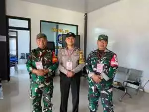 TNI-POLRI Wilayah Hukum Polsek Dramaga Giat Seleksi Calon Paskibra Pelajar Kecamatan Dramaga Kabupaten Bogor.