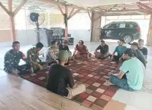 Bhabinkamtibmas Wilayah Hukum Polsek Parungpanjang Silaturahmi Dengan Warga Berikan Pesan Kamtibmas.