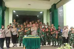 Kapolres Bogor Kunjungi Dandim 0621/Kabupaten Bogor dalam Rangka HUT ke-79 Kodam III/Siliwangi