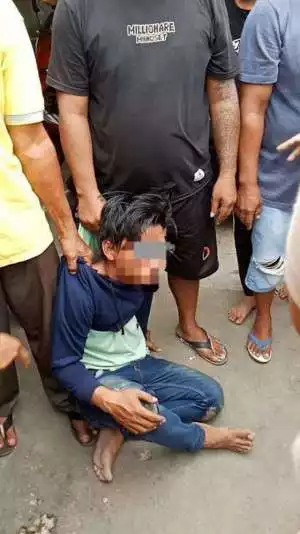 Gercep Polsek Rancabungur Berhasil Amankan Pelaku Penipuan Sepeda Motor di Desa Bantarjaya.