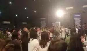 Polsek Ciomas Amankan Ibadah Kenaikan Isa Almasih Jemaat GSJA Agafe Family di Desa Kotabatu.
