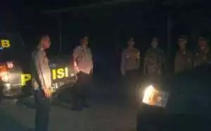 Polsek Rumpin Bersinergi dengan Koramil dan Satpol PP Laksanakan Patroli KRYD.