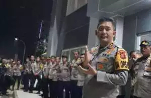 Kapolres Bogor AKBP Rio Wahyu Anggoro Pimpin Apel Patroli Gabungan, Fokus Berantas Premanisme di Wilayah Hukum Polres Bogor.