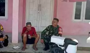 Bhabinkamtibmas Polsek Cijeruk Sambang Warga Desa Sukaharja, Bangun Kedekatan dengan Masyarakat.