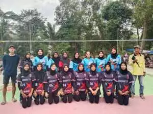 Memeriahkan Peringatan HUT RI Ke 79 Pemdes Mukti Jaya Gelar Turnamen Bola Voli