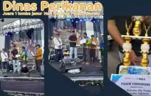 Dinas Perikanan Raih Juara I Lomba Janur pada Rangkaian Hari Nelayan Palabuhanratu 2025