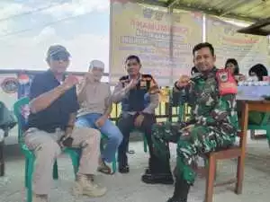 Sinergitas TNI-POLRI Bhabinkamtibmas dan Babinsa Sambangi Warga Desa Tugu Jaya Cigombong.
