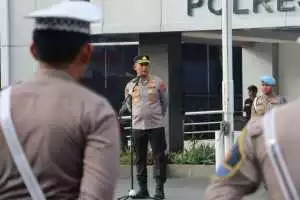 Kapolres Bogor Pimpin Apel Pagi Tegaskan Komitmen dan Ingatkan Kembali Tugas Pokok dan Fungsi Personel.