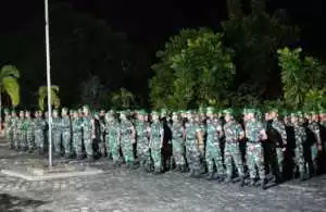 Dandim 1016/Plk Sambut Prajurit Baru Yonif TP 830/Isen Mulang.