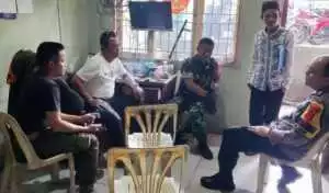 Giat Sinergitas TNI-POLRI, Bhabinkamtibmas dan Babinsa Sambangi Wilayah Desa Caringin