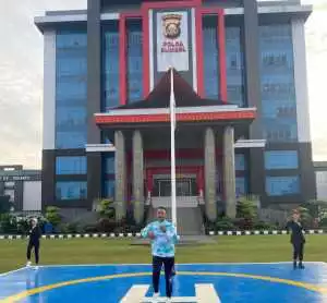 Jaga Kesehatan Serta Kebugaran Tubuh Personel Polda Sumsel Rutin Laksanakan Olahraga Bersama