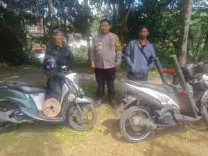 Bhabinkamtibmas Desa Sukamaju Polsek Cigudeg Lakukan Sambang dan Dialog Kamtibmas Bersama Warga.