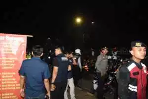Polres Bogor Laksanakan Patroli Malam Untuk Cegah Kejahatan di Wilayah Kabupaten Bogor.