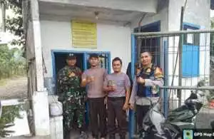 Sinergitas TNI-POLRI, Bhabinkamtibmas dan Babinsa Sambangi Warga Desa Tugu Jaya