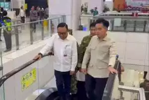 Wapres Gibran dan Menteri Kabinet Merah Putih Naik Whoosh ke Batujajar Hadiri Upacara Militer