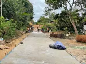 Tak Kenal Lelah, Satgas TMMD Selesaikan Sasaran Fisik