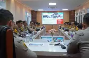 Kapolres Bogor Pimpin ANEV Mingguan Kepada PJU Dan Kapolsek Jajaran