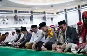 Kapolres Bogor Ikuti Istigosah Kebangsaan Bersama Forkopimda Untuk Jaga Kamtibmas