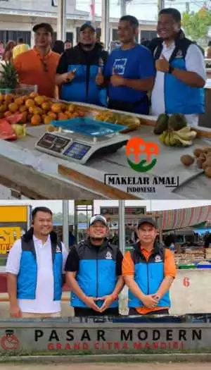 Ketua Umum Makelar Amal Indonesia Apresiasi Kehadiran Pasar Modern Grand Citra Mandiri di Gandus