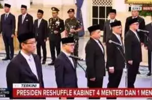 Reshuffle Kabinet Dinilai Terkait Dinamika Politik dan Aksi Demo