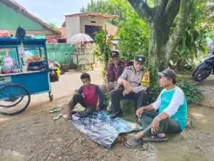 Sinergitas Polri Dengan Warga Wilayah Desa Binaan Giat Sambang Kamtibmas Warga/Tomas, Untuk Menjaga Harkamtibmas Wilayah