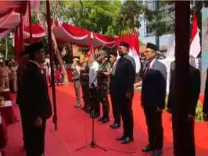 Tiga Kepala Dinas di Lantik Bupati Bogor Rudy Susmanto, di Alun-Alun Kecamatan Jonggol
