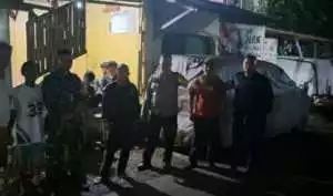 Bhabinkamtibmas Polsek Ciampea Bersama Babinsa Kontrol Ronda Malam, Sampaikan Pesan Kamtibmas