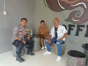Kapolsek Dramaga Bersama Forkompincam Laksanakan Apel Gabungan Di Desa Sukadamai Dilanjut Dialog Bersama.