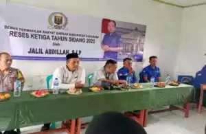 Reses Anggota DPRD Kabupaten Sukabumi Jalil Abdillah Disambut Antusias Warga Desa Sukamulya Kecamatan Caringin
