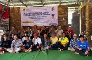 Kapolsek Ciawi Cegah Peredaran Narkoba Melalui Sosialisasi dan Himbauan kepada Warga Desa Ciawi Bogor