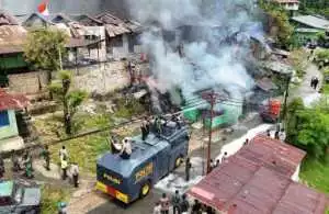 Kapolsek Dramaga Bersama Muspika Kecamatan Dramaga Kecamatan Ciomas Dan Kecamatan Tamansari Gerebek Ke Koramil 0621-27 Tamansari Dalam Rangka Dirgahayu  TNI Ke 80