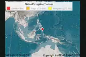 Gempa di Kota Bogor Magnitudo 3,1 dan di Sukabumi