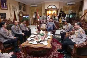 Bhabinkamtibmas Polsek Leuwiliang Sambang Warga Dalam Tangka Harkamtibmas di Wilayah
