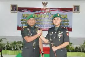 Danrem 102 Panju Panjung Serah terimakan Jabatan Dandim Palangka Raya 