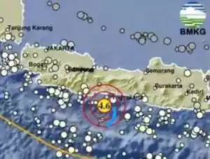 Gempa dan Aktifitas Gunung Slamet Keluarkan Asap, BPBD Imbau Warga Tenang