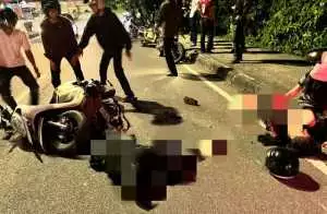 Mobil tabrak tenda Maulid di Jakbar, 2 orang jadi korban