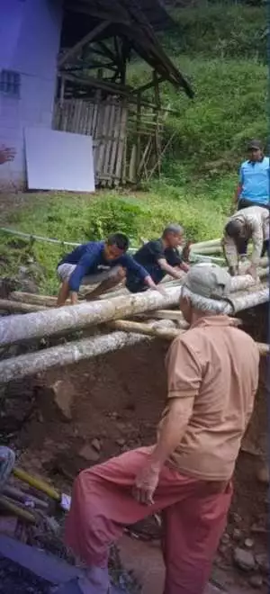 Dinas PU Kabupaten Sukabumi Gerak Cepat Tangani Kerusakan Irigasi dan Jembatan Akibat Banjir