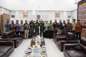 Audiensi PT Pertamina Dan PGN dengan Kodam II/Sriwijaya : Upaya Sinergi Dan Koordinasi Dengan Entitas Vital Negara Bidang Energi
