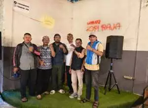 Bhabinkamtibmas Polsek Cisarua Polres Bogor Kontrol Pos Kamling dan Sampaikan Pesan Kamtibmas