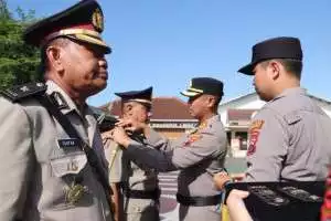 Kapolres Purworejo Pimpin Sertijab untuk posisi Kabag Ops dan Kapolsek Loano